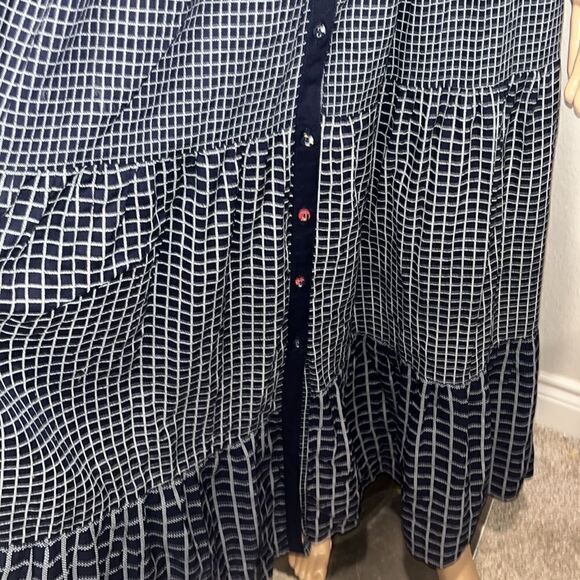 Bombay & Paisley floral and plaid tiered maxi dress - Picture 7 of 12